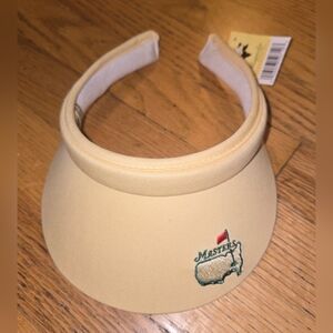 NWT The Masters Golf Visor Yellow